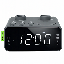 Muse Dual Alarm Clock Radio | M-17 LG | Alarm function | AUX in