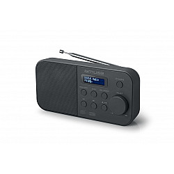 Muse Alarm function M-109DB Portable radio Black