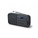 Muse Alarm function M-109DB Portable radio Black