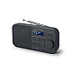 Muse Alarm function M-109DB Portable radio Black