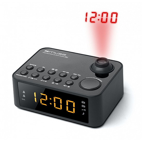 Muse Clock radio M-178P Black