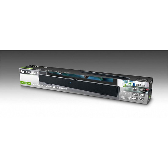 Muse Yes TV Soundbar With Bluetooth M-1580SBT 80 W Bluetooth Gloss Black Soundbar with Bluetooth Wireless connection