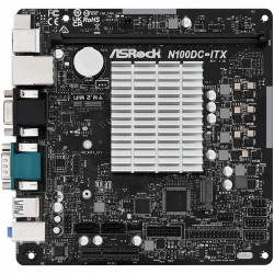 ASRock N100DC-ITX - Motherboard - Mini-ITX - Intel N-series N100 - Gigabit LAN - Onboard-Grafik - HD Audio (8-Kanal)
