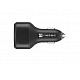 Coney car charger 2x USB 1x USB-C QC 30 Power Delivery 84W Black