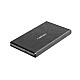 External pocket SATA HDD RHINO 2.5 USB 2.0 Aluminum Black