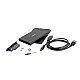 External pocket SATA HDD RHINO 2.5 USB 2.0 Aluminum Black