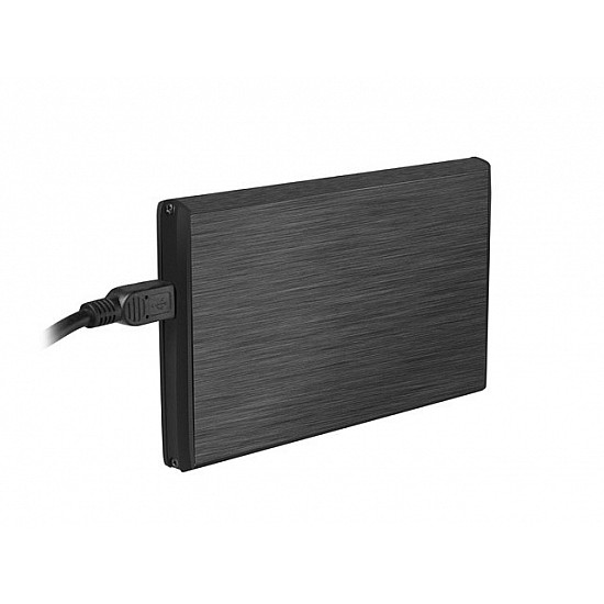 External pocket SATA HDD RHINO 2.5 USB 2.0 Aluminum Black