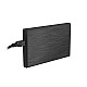 External pocket SATA HDD RHINO 2.5 USB 2.0 Aluminum Black