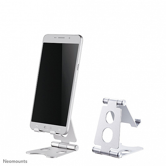 NEWSTAR PHONE DESK STAND (SUITED FOR PHONES UP TO 6,5), SILVER