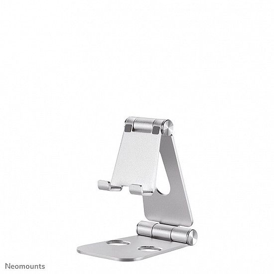 Foldable phone stand, mobile phone smartphone, passive holder, table bench, indoor
