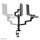 Neomounts DS20-425BL2 Monitor desk-mount, 17 - 27, 8 kg, 360°, Black
