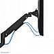 DS70-250BL1 NEXT Slim Desk Mount 17-35 inch 9KG 75x75-100x100 PIVOT +90/-90 H:21.5-49.5
