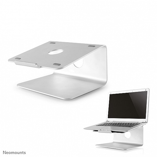 Neomounts NSLS050 Notebook desktop-mount, 10-17, 5 kg, Aluminium, Silver