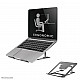 Neomounts NSLS085GREY Laptop stand 10-17 - foldable - compact - universal