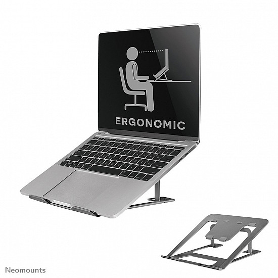 Neomounts NSLS085GREY Laptop stand 10-17 - foldable - compact - universal
