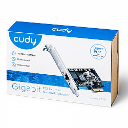 CUDY PE10 - Eingebaut - Kabelgebunden - PCI Express - Ethernet - 1000 Mbit/s