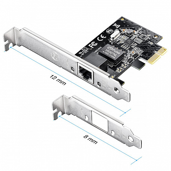 CUDY PE10 - Eingebaut - Kabelgebunden - PCI Express - Ethernet - 1000 Mbit/s