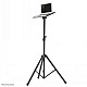 NEWSTAR FLAT SCREEN / LAPTOP FLOOR STAND - (HEIGHT: 108-178 CM) 10-32 BLACK