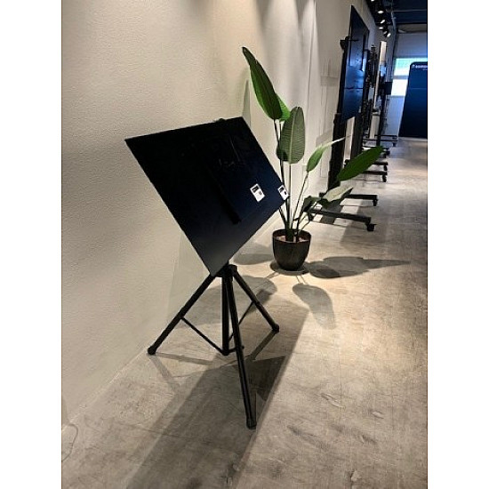 NEWSTAR FLAT SCREEN / LAPTOP FLOOR STAND - (HEIGHT: 108-178 CM) 10-32 BLACK