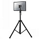 NEWSTAR FLAT SCREEN / LAPTOP FLOOR STAND - (HEIGHT: 108-178 CM) 10-32 BLACK