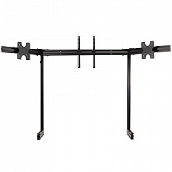 Next Level Racing Floor stand ELITE Free Standing Triple Monitor Stand Fully adjustable and customizable 21-43 