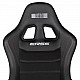 Next Level Racing PU Leather & Suede Reclining Seat ERS5 Elite PU Leather & Suede Edition Black