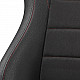 Next Level Racing PU Leather & Suede Reclining Seat ERS5 Elite PU Leather & Suede Edition Black