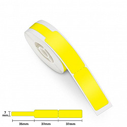 NiiMbot Etiketten Rolle 72 x 12.5 mm Gelb 65 St. A2K18638301 Kabel-Etiketten