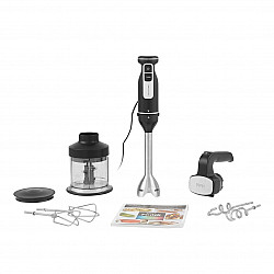 Foodi 3-in-1 Hand-& Stabmixer-Set schwarz, 850 Watt, Stabmixer, Handmixer und Zerkleinerer