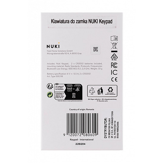 Nuki 9120072080609 smart lock Smart door lock