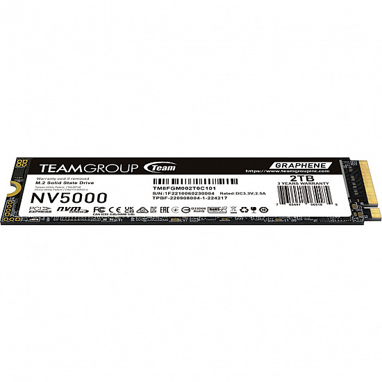 SSD Teamgroup 2TB NV5000 TM8FGM002T0C101 PCIe M.2 PCIe 4.0 x4