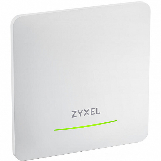 ZYXEL WIFI 7 AP, ACCESS POINT, BE6500, (2.4GHZ: 2X2:2, 5 OR 6GHZ: 4X4:2) MU-MIMO, DUAL RADIO 2.4 AND 5 OR 6GHZ, 1 X 2.5G LAN PORTS, POE+ (802.3AT), STANDALONE / NEBULA CLOUD INCLUDING POWER ADAPTER