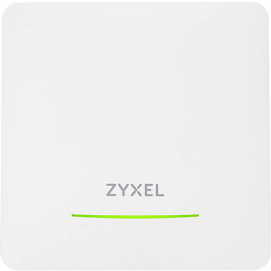 ZYXEL WIFI 7 AP, ACCESS POINT, BE6500, (2.4GHZ: 2X2:2, 5 OR 6GHZ: 4X4:2) MU-MIMO, DUAL RADIO 2.4 AND 5 OR 6GHZ, 1 X 2.5G LAN PORTS, POE+ (802.3AT), STANDALONE / NEBULA CLOUD INCLUDING POWER ADAPTER