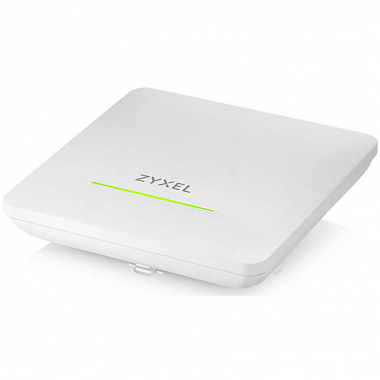 ZYXEL WIFI 7 AP, ACCESS POINT, BE6500, (2.4GHZ: 2X2:2, 5 OR 6GHZ: 4X4:2) MU-MIMO, DUAL RADIO 2.4 AND 5 OR 6GHZ, 1 X 2.5G LAN PORTS, POE+ (802.3AT), STANDALONE / NEBULA CLOUD INCLUDING POWER ADAPTER