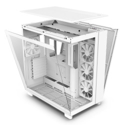 NZXT H9 FLOW MidiTower ATX MicroATX MiniITX Color White CM-H91FW-01