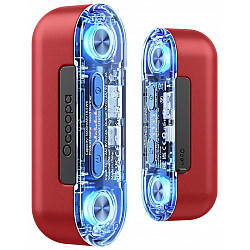 Ocoopa UT2s GamerPro, 2x 5000 mAh, do 2*8h, powerbank 18 W, LED, czerwony