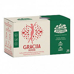 Žolynėlis herbal tea Gracija System (Burning and Cleaning), 40g (20x2g)