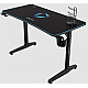 Onex | Gaming Desk w/Cup holder, headset hook, Gamepad holder, Full coverage mouse pad | GD1200H | Black