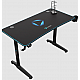 Onex | Gaming Desk w/Cup holder, headset hook, Gamepad holder, Full coverage mouse pad | GD1200H | Black
