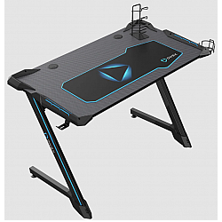 Onex | RGB Gaming Desk w/Cup holder, headset hook, Gamepad holder, 114cm(w) | GD1200Z | Black