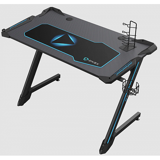 Onex | RGB Gaming Desk w/Cup holder, headset hook, Gamepad holder, 114cm(w) | GD1200Z | Black