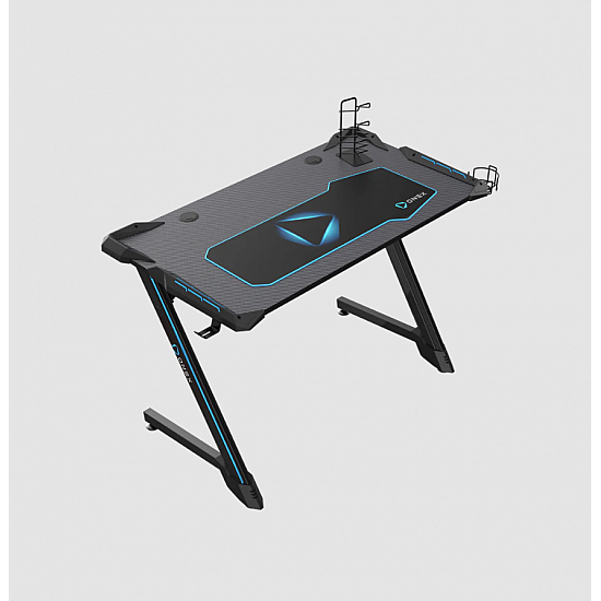 Onex | RGB Gaming Desk w/Cup holder, headset hook, Gamepad holder, 114cm(w) | GD1200Z | Black