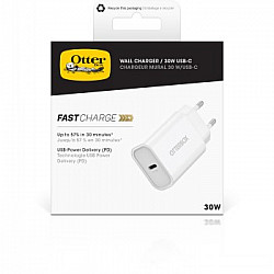 OTTERBOX STANDARD EU WALL CHARGER 30W - 1X USB-C 30W USB-PD WHITE