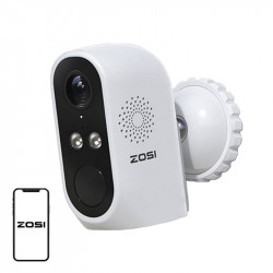 Outdoor IP camera with solar panel ZOSI C1Pro WiFi 3MP IP66