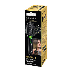 Paddle brush Braun BR710 Warranty 24 month(s) Ion conditioning Black/Green