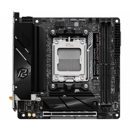 ASRock B650I Lightning WiFi mini ITX plokštė su DDR5 ir Wi-Fi 6E, skirta žaidimams 2025