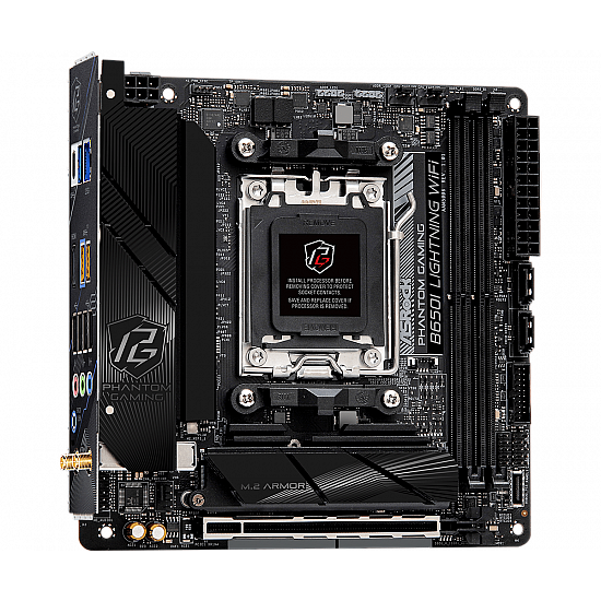 ASRock B650I Lightning WiFi mini ITX plokštė su DDR5 ir Wi-Fi 6E, skirta žaidimams 2025