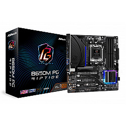 Pagrindinė plokštė ASRock B650M PG Riptide DDR5 PCIe 5.0 Gen5 SSD mATX AM5