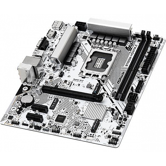 asrock b760m-hdv/m.2 pagrindinė plokštė su DDR5 ir LGA1700 lizdu 2025