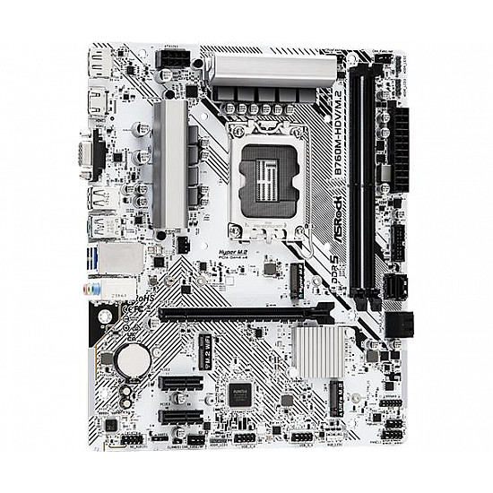 asrock b760m-hdv/m.2 pagrindinė plokštė su DDR5 ir LGA1700 lizdu 2025